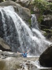 Sara in upper pool